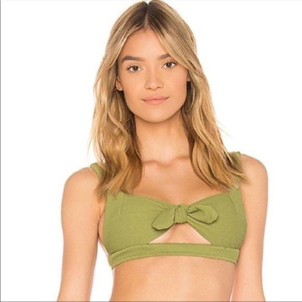 NWT Kopper & Zink Molly Bikini Top Sage XS
